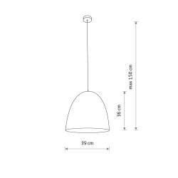 Lampa wisząca EGG M 9021 Nowodvorski - zdjęcie 2